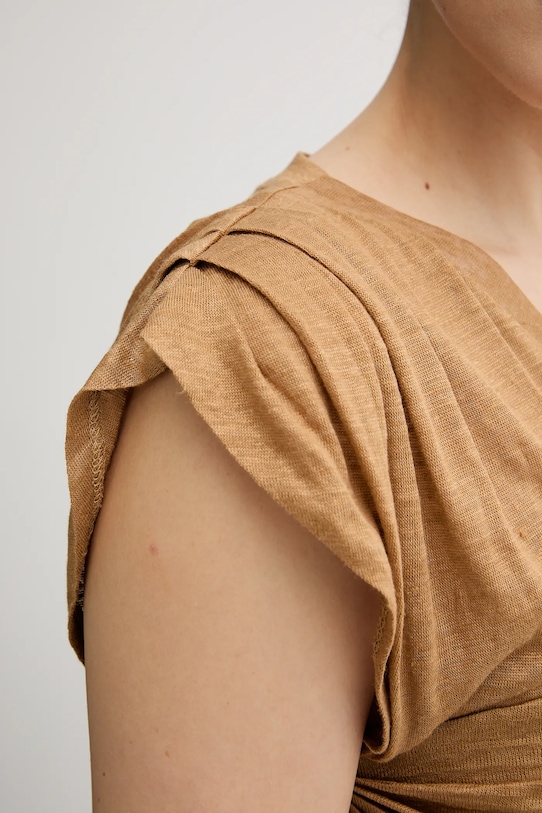 Ленена блуза Pinko 104985.A2GF зелен