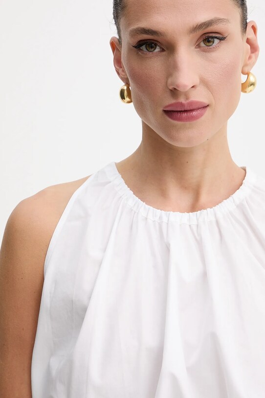 Pinko bluzka bawełniana biały 104953.A2CR