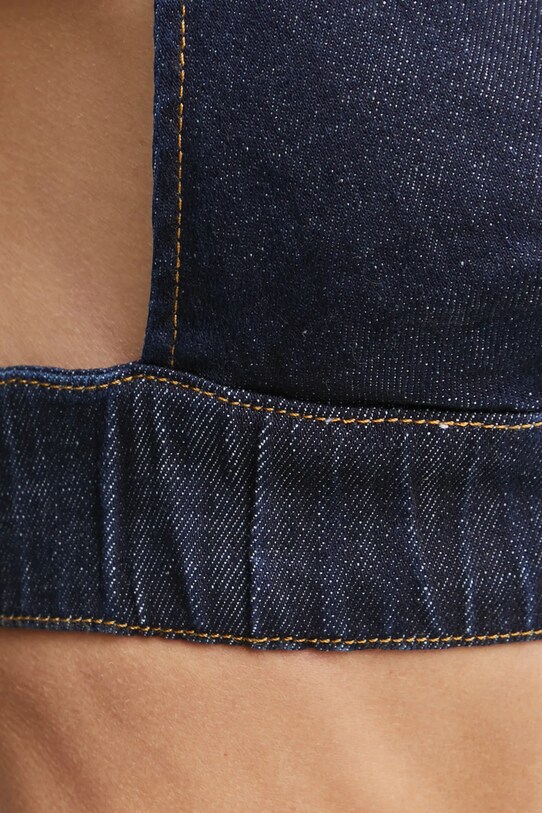 Pinko top jeansowy 104609.A2DV granatowy