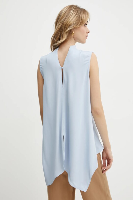 Odzież Karl Lagerfeld bluzka A1W11017 niebieski