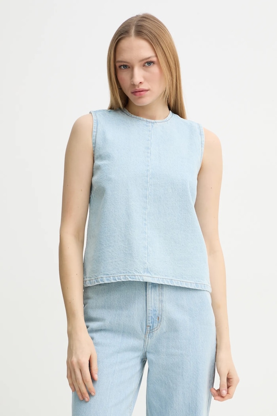 2NDDAY top din denim Citrine- uni albastru 2251737964