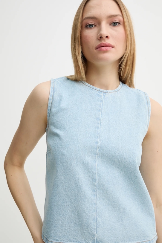 2NDDAY top din denim Citrine- albastru 2251737964