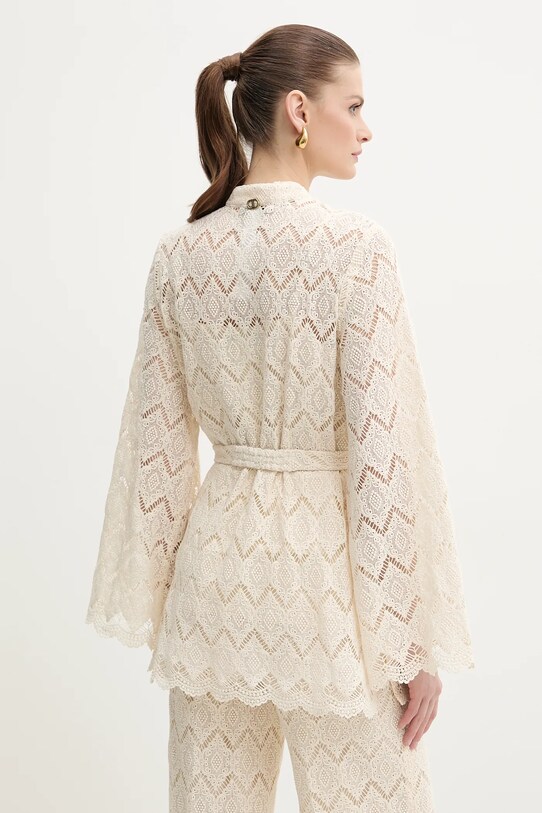 Oblečení Bavlněná košile Twinset 251TP2406 béžová