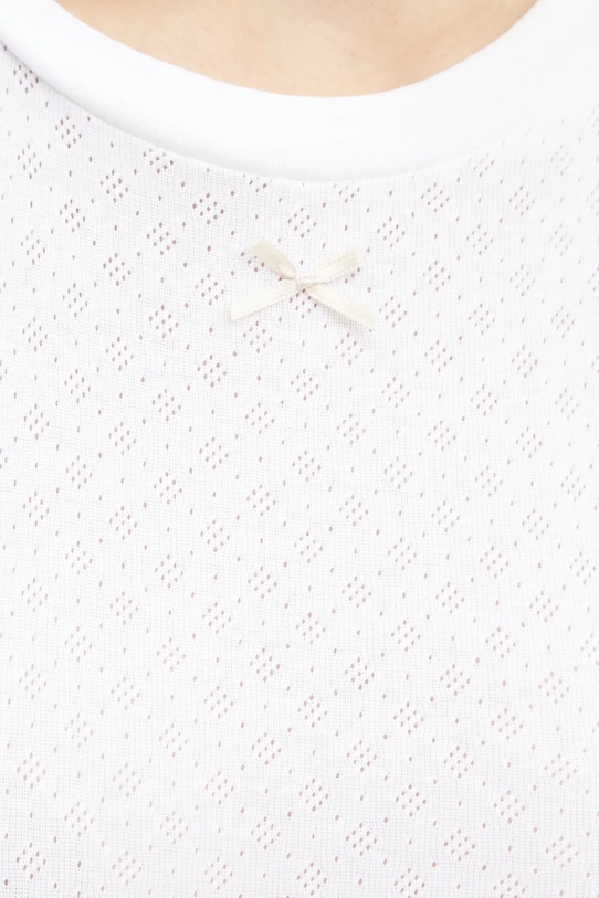 Herskind tricou din bumbac Ludo 5435178 alb