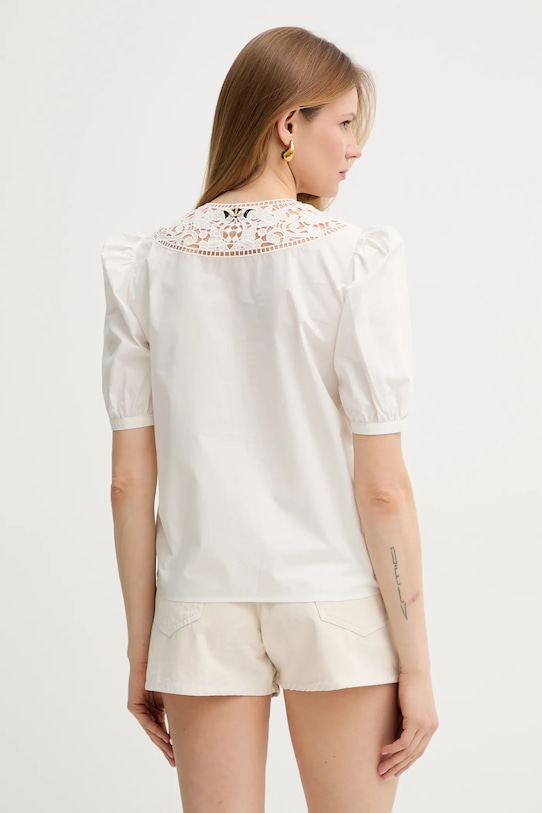 Oblečení Bavlněná halenka Twinset 251TT2335 bílá