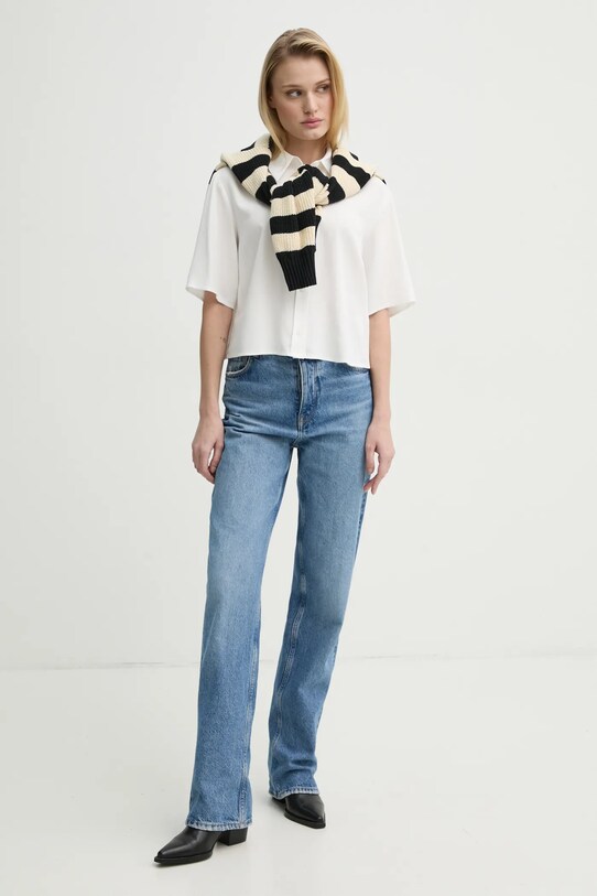 Marc O'Polo camicia 5000005872 bianco SS25