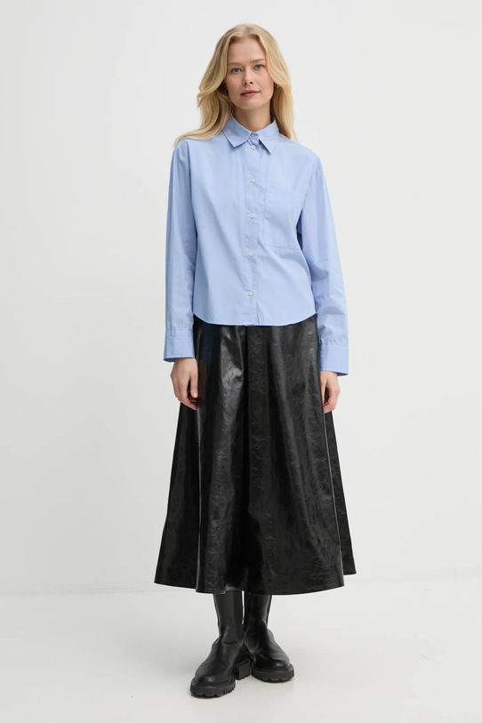 Marc O'Polo koszula bawełniana 500090142021 niebieski SS25