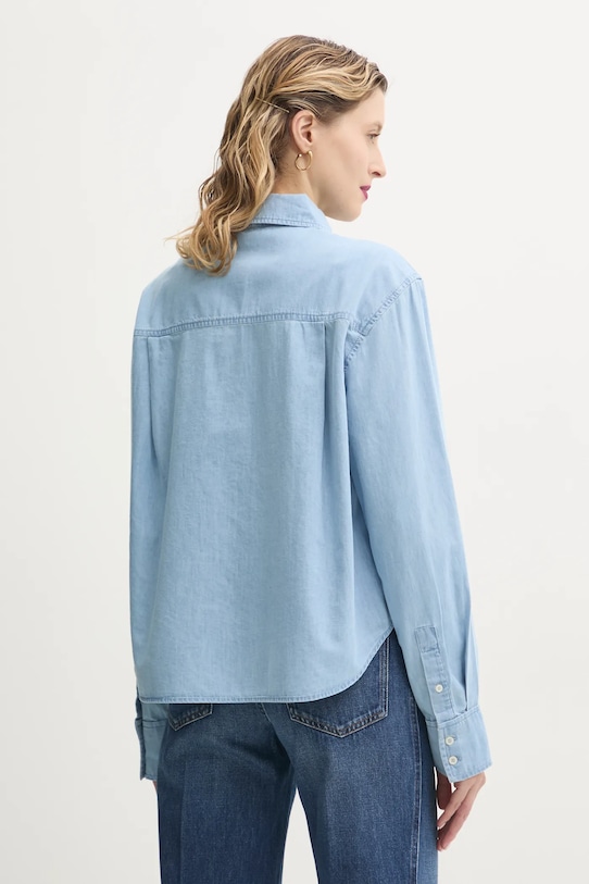 Odzież Marc O'Polo koszula jeansowa 502089142077 niebieski