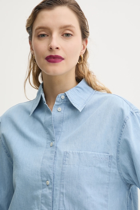 Marc O'Polo koszula jeansowa niebieski 502089142077