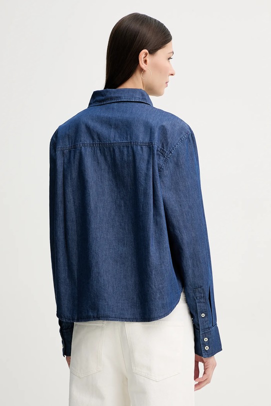 Odzież Marc O'Polo koszula jeansowa 502089142077 niebieski