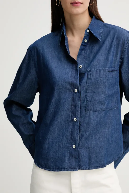 Marc O'Polo camicia di jeans blu 502089142077