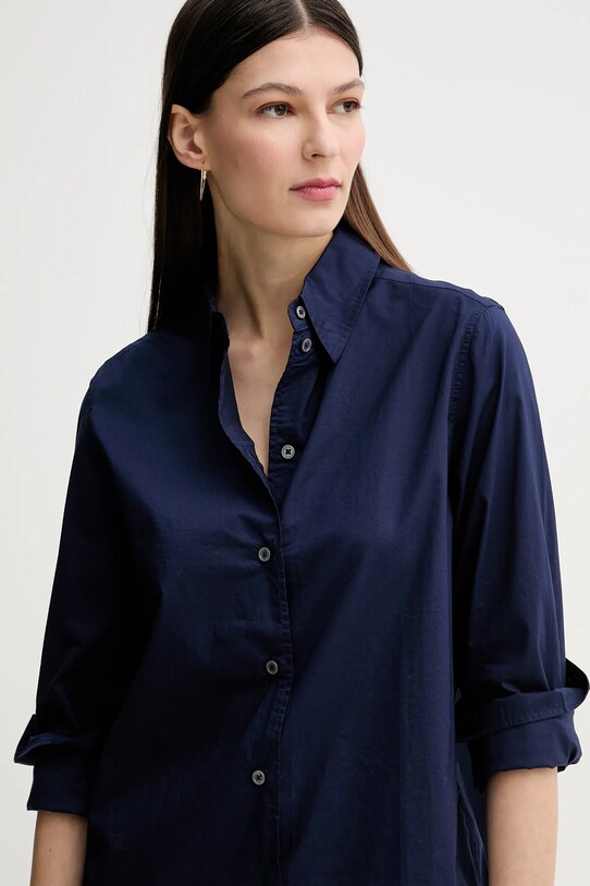 Bavlněná košile Marc O'Polo námořnická modř 502092142331