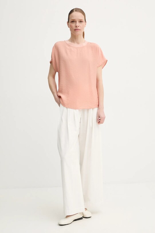 Marc O'Polo bluza 503111841007 portocaliu SS25