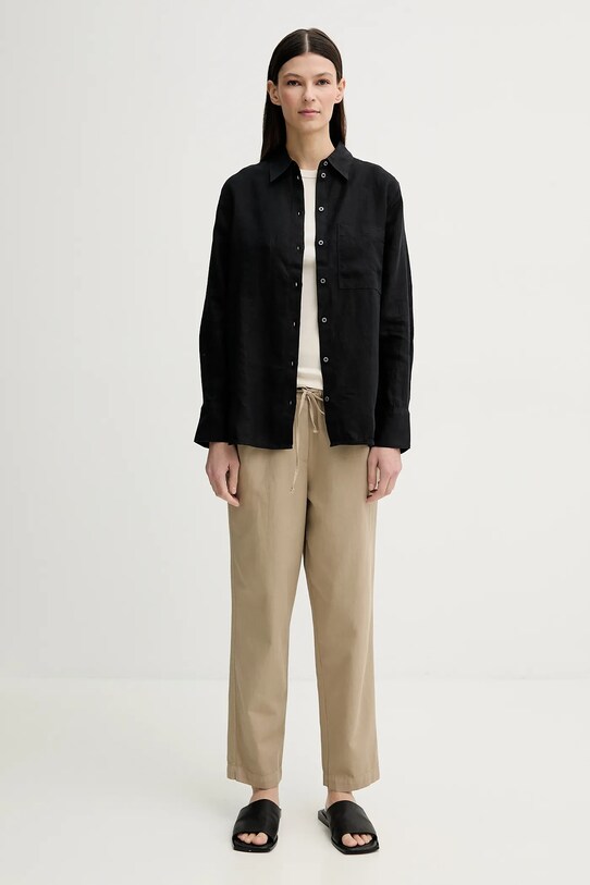 Marc O'Polo camasa de in 503113542427 negru SS25