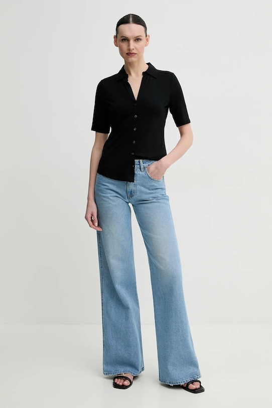 Bluza Marc O'Polo 503205251183 crna SS25