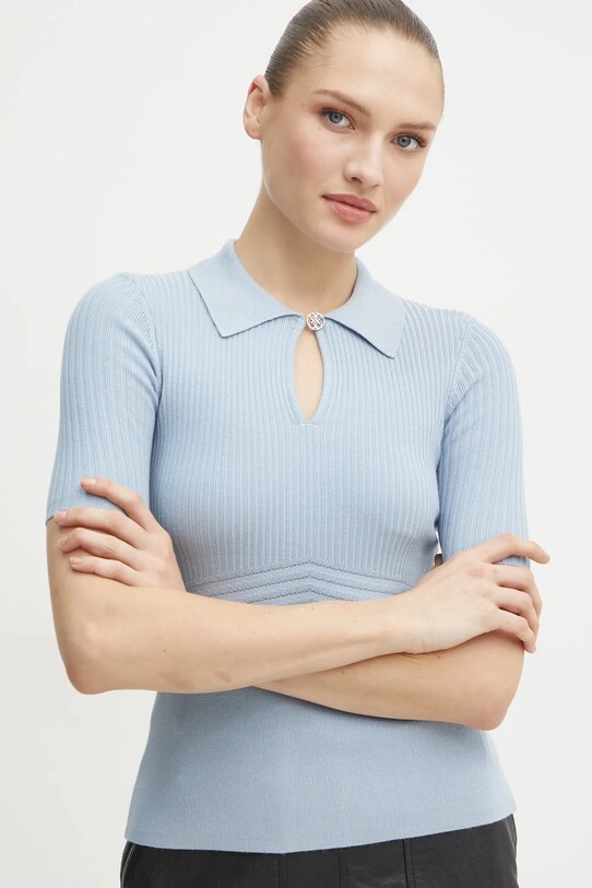 Guess pulover albastru W5RR10.Z2Y72