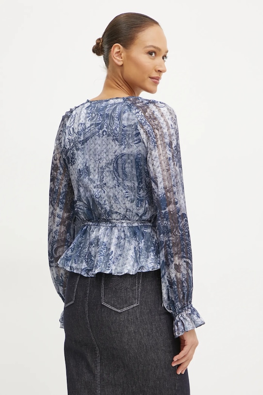 Odzież Guess bluzka W5RH19.WGWV2 niebieski
