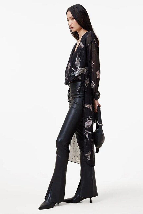AllSaints bluză AVALA negru W108PB