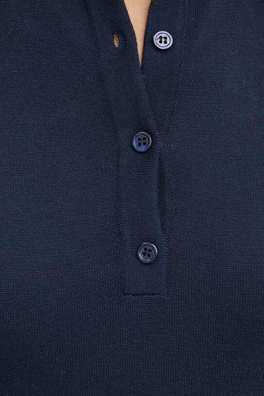 Luisa Spagnoli sweter bawełniany 58648 granatowy