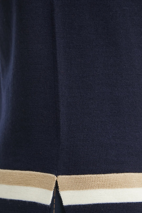 Luisa Spagnoli pulover de lână 58634 bleumarin