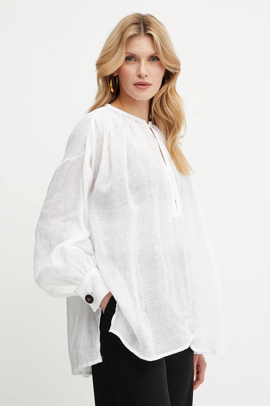 Luisa Spagnoli vászon felső fehér 542157