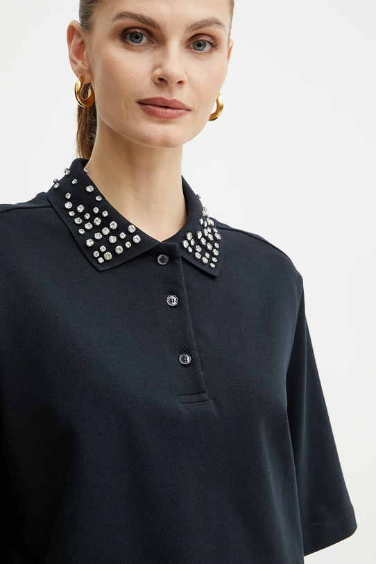 Бавовняне поло Marella GONZAGA темно-синій 2513951014