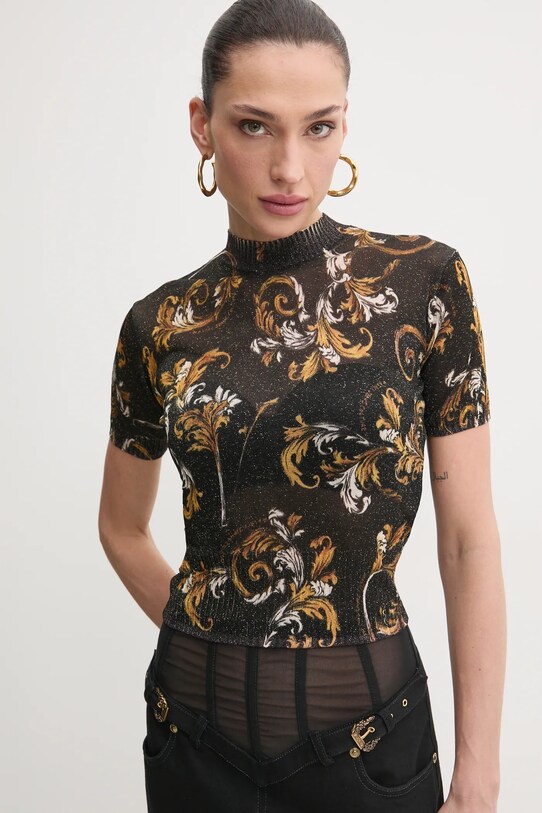 Versace Jeans Couture maglione nero 78HAFM07.CMN45