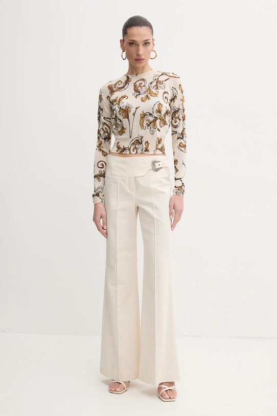 Svetr Versace Jeans Couture 78HAFM21.CMN45 béžová SS25