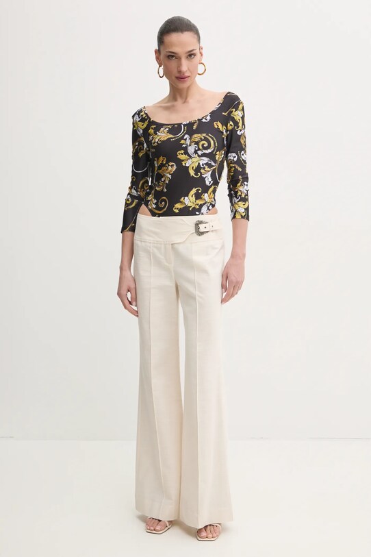 Versace Jeans Couture body 78HAM221.JS470 negru SS25