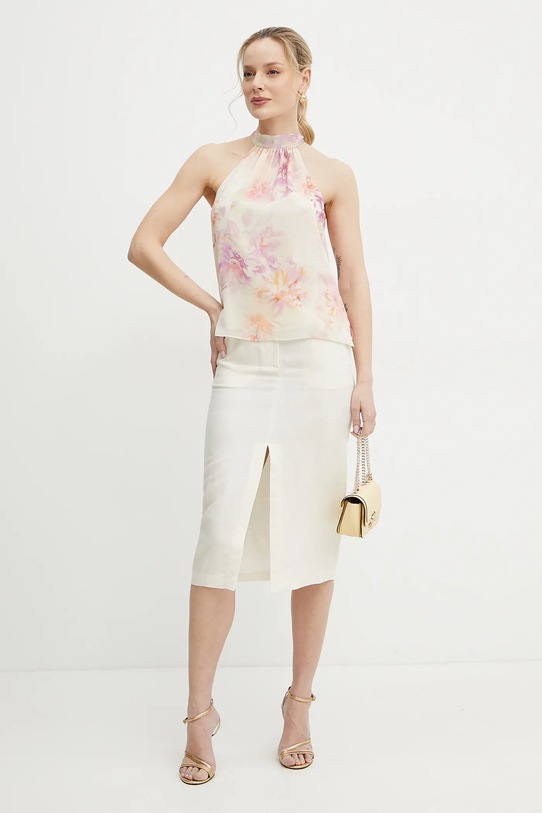 Блузка Patrizia Pepe 2C1619.A589 бежевый SS25