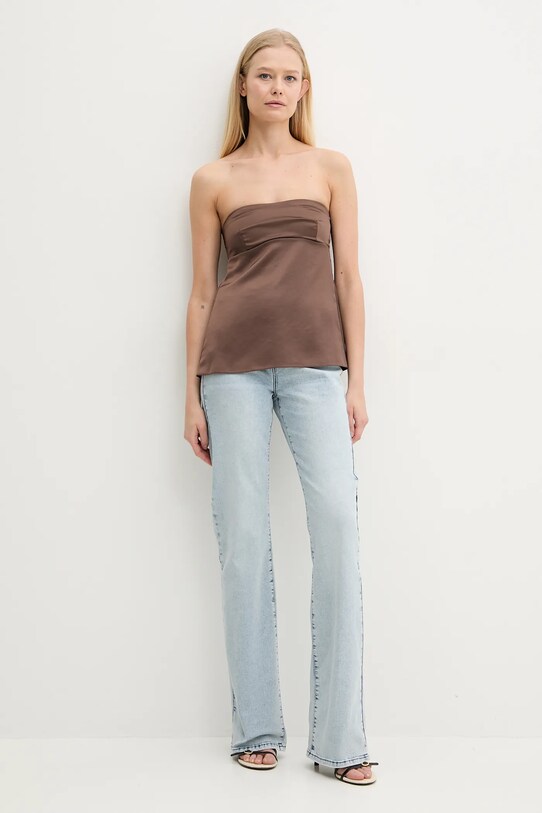 Patrizia Pepe bluza 2C1592.A563 maro SS25