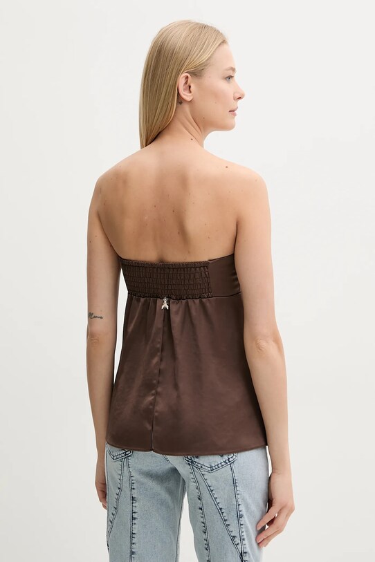 Îmbrăcăminte Patrizia Pepe bluza 2C1592.A563 maro