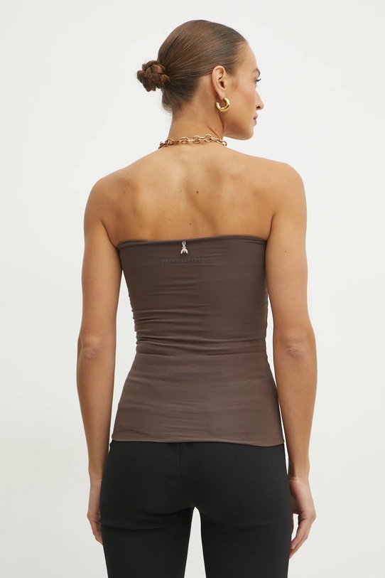 Oblečení Top Patrizia Pepe 2M4468.J013 hnědá