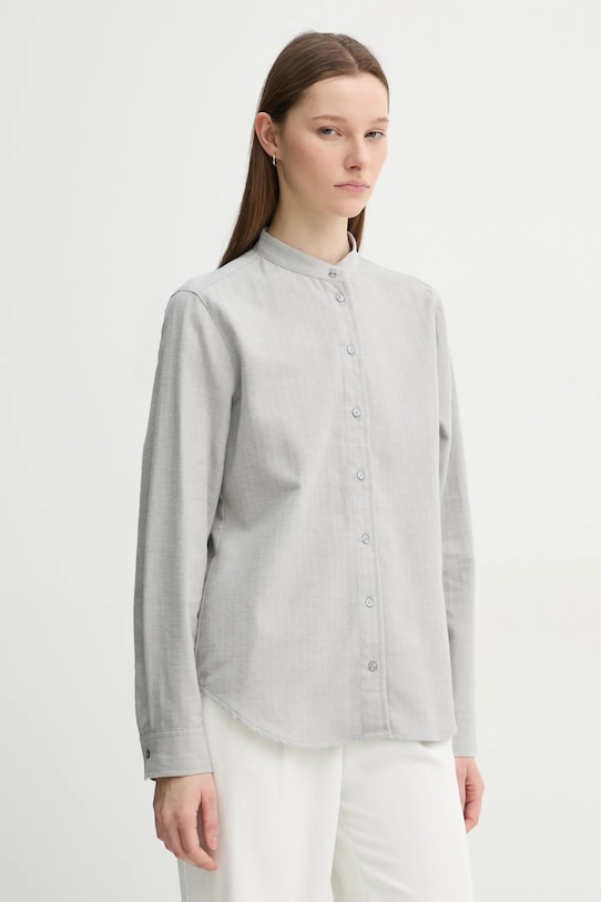 Marc O'Polo camasa din bumbac lung gri 411109042351