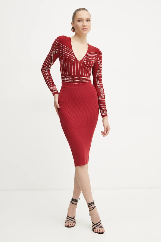 Body Marciano by Guess KRISTAL 5RGP02.6218A burgundské SS25