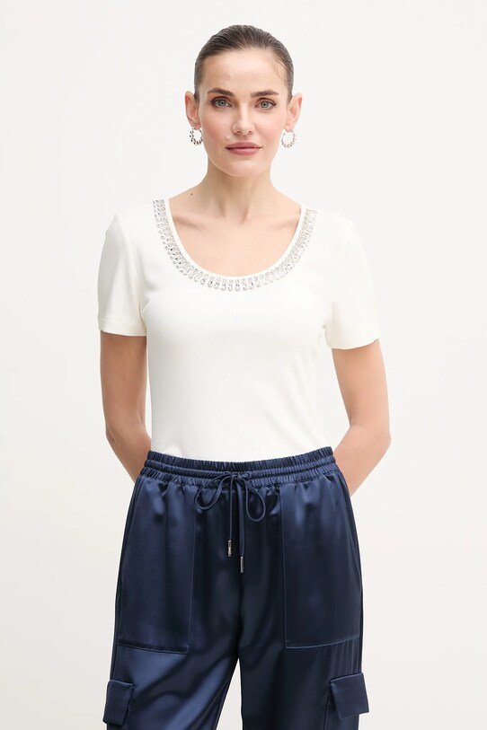 Tričko Marciano Guess LAURA nášivka bílá 5RGP18.6299A