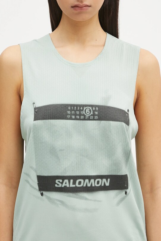 MM6 Maison Margiela top verde S52NL0071.M20101