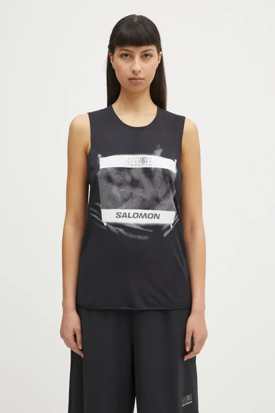 MM6 Maison Margiela x Salomon top pozostałe czarny S52NL0071.M20101