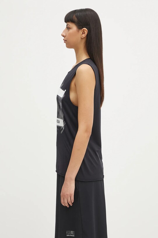 MM6 Maison Margiela top S52NL0071.M20101 nero SS25
