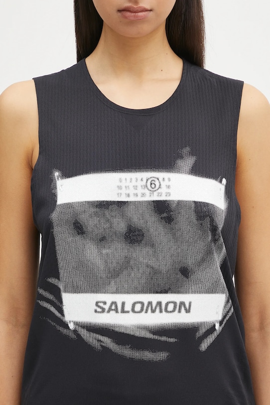 MM6 Maison Margiela top nero S52NL0071.M20101