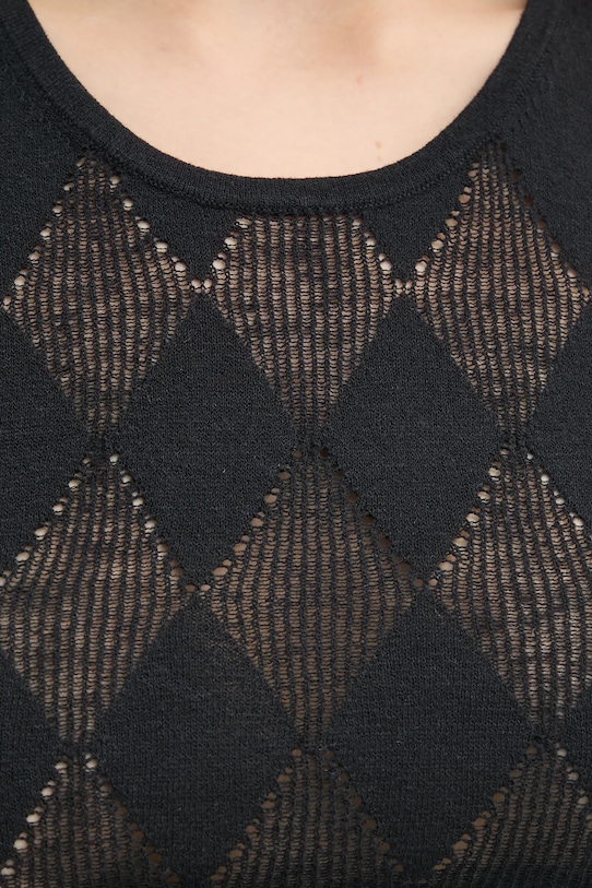 Топ з домішкою льону AERON KISMET TO479561 чорний