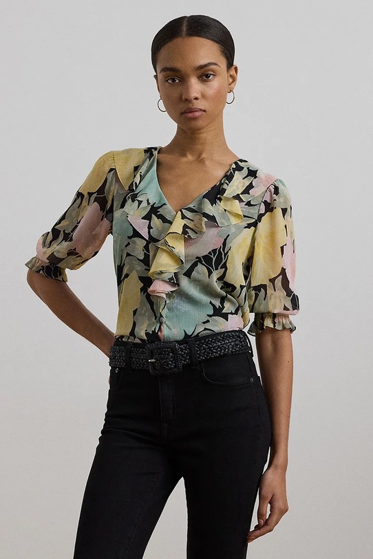 Блузка Lauren Ralph Lauren короткий чёрный 200968874