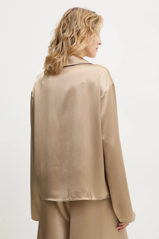 Odzież Nanushka bluzka MENCIA NW25RSTP02272 beżowy