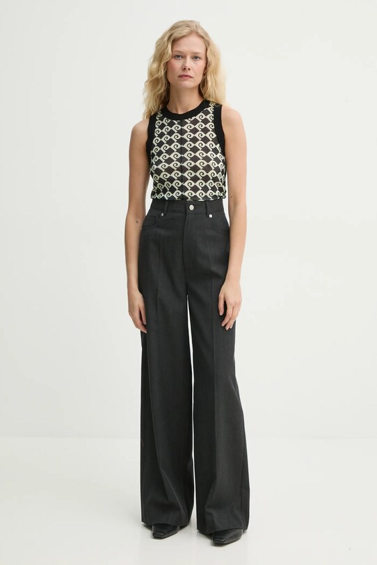 Nanushka top DENALIE NW25RSTP15699 czarny SS25