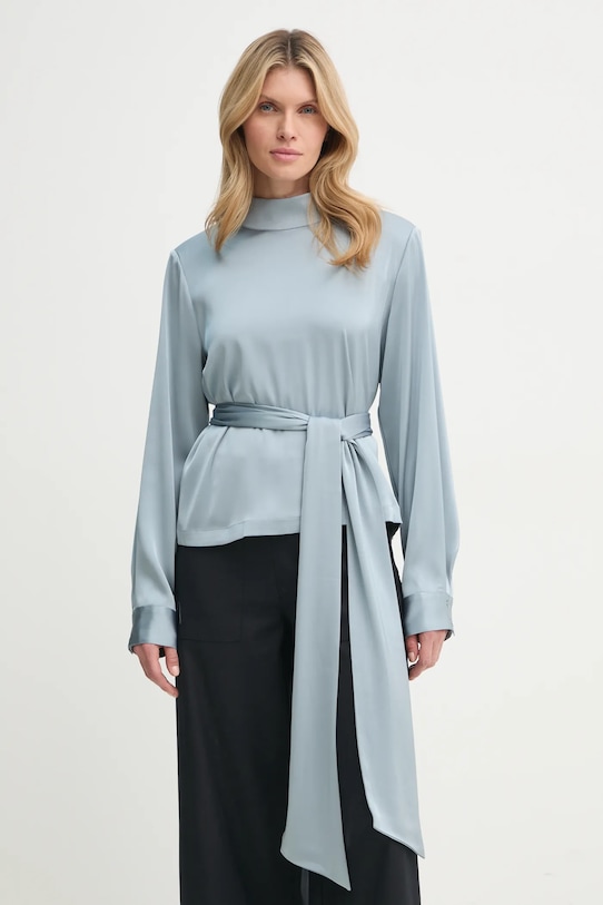 Блузка Gestuz серый 10909751