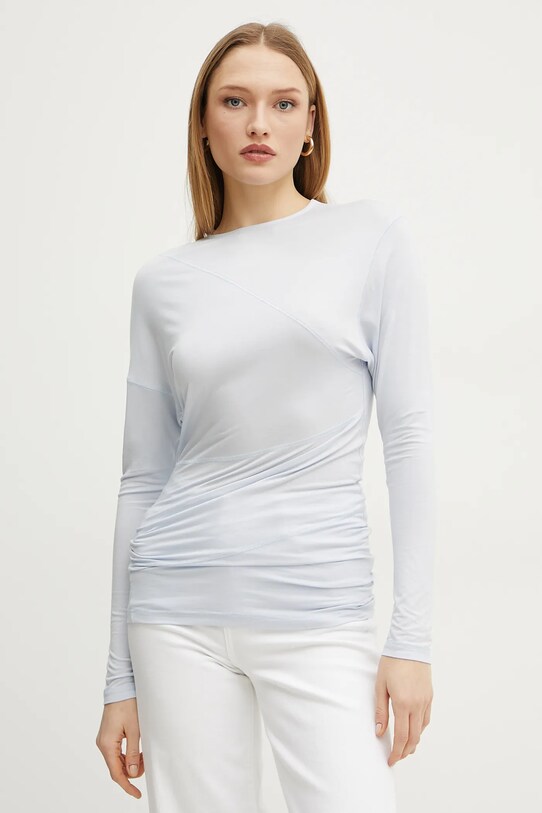 MAX&Co. camicetta slim blu 2516941012200