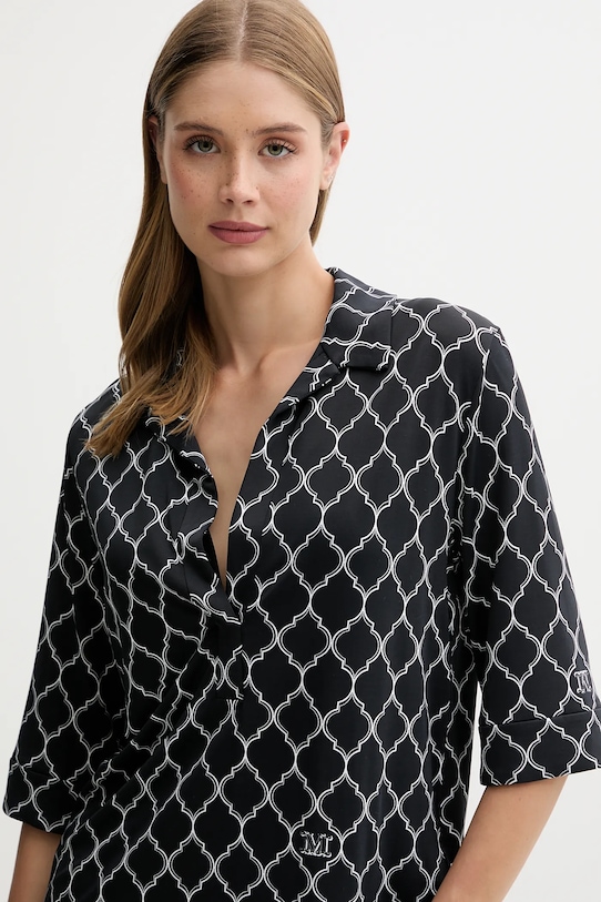 Max Mara Beachwear t-shirt plażowy czarny 2516951019600