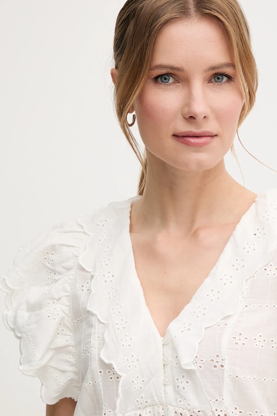 Pepe Jeans bluzka bawełniana DAME PL305023 biały