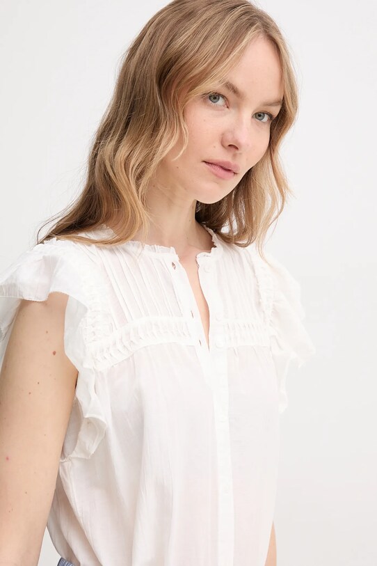 Pepe Jeans cămașă DIALLO alb PL305028