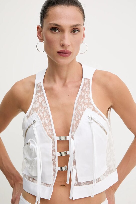 Безрукавка Pinko білий 105262.A2MO